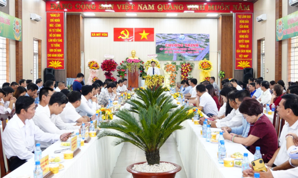 Xã Mỹ Yên luôn mở lối, đồng hành cùng doanh nghiệp phát triển