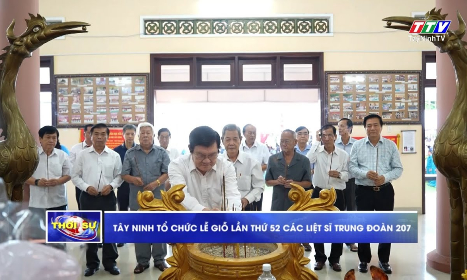 Tây Ninh tổ chức Lễ giỗ lần thứ 52 các liệt sĩ Trung đoàn 207