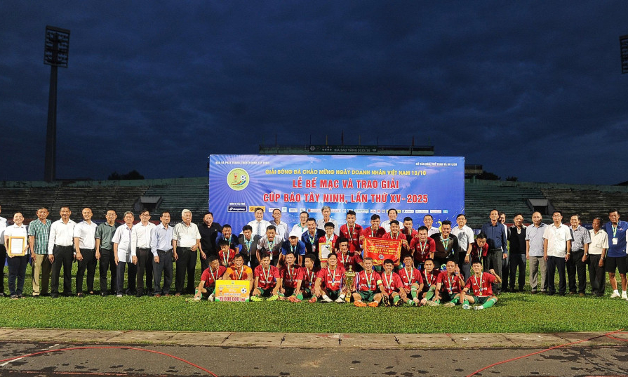 Những dấu ấn đáng nhớ của Giải bóng đá Cúp Báo Tây Ninh lần thứ XV – năm 2025