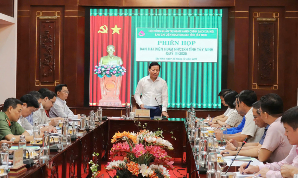 Tây Ninh: Tổng nguồn vốn chính sách đạt trên 11.960 tỉ đồng