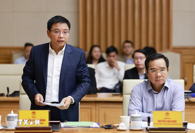 Bộ trưởng Bộ Tài chính Nguyễn Văn Thắng (Ảnh: Dương Giang/TTXVN)