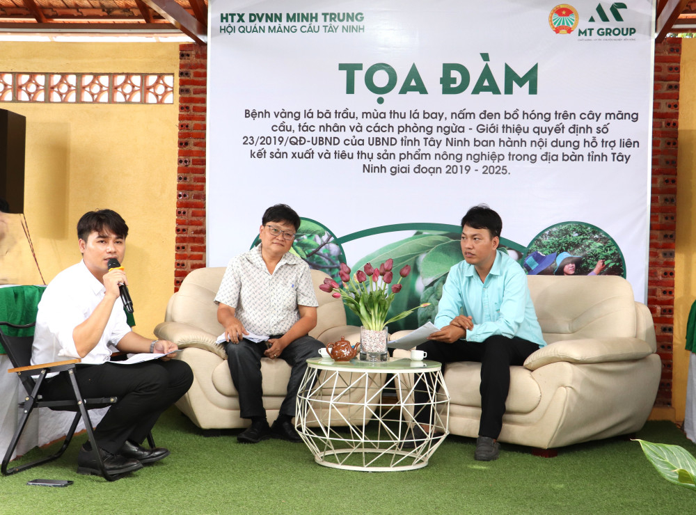  Một buổi tọa đàm tại Hội quán mãng cầu Tây Ninh (Ảnh minh họa)
