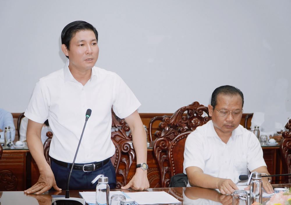 Giám đốc Sở Tài chính Trương Văn Liếp thông qua các nội dung xúc tiến tại Nhật Bản