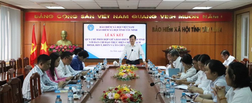 Quang cảnh Lễ ký kết Quy chế phối hợp