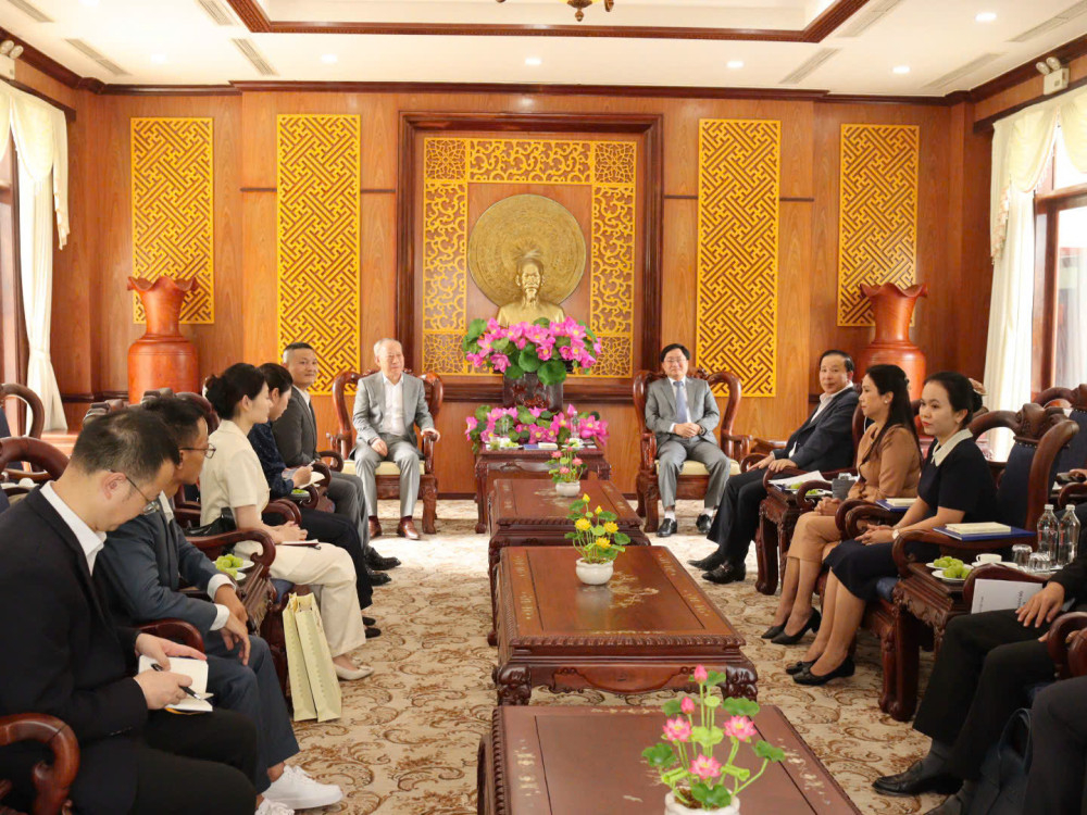 Tập đoàn Xây dựng Thái Bình Dương chào xã giao lãnh đạo tỉnh Tây Ninh