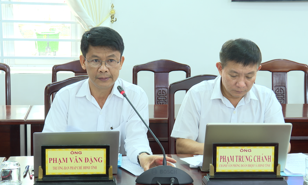 Đại biểu đóng góp ý kiến tại cuộc họp