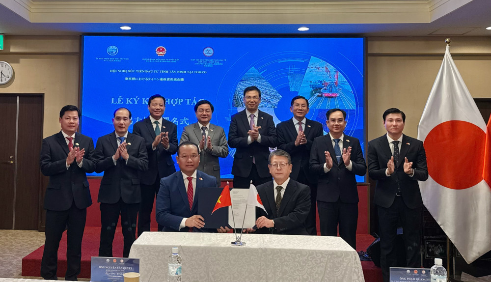 Lễ ký kết Biên bản ghi nhớ giữa Tập đoàn Obayashi với tỉnh Tây Ninh