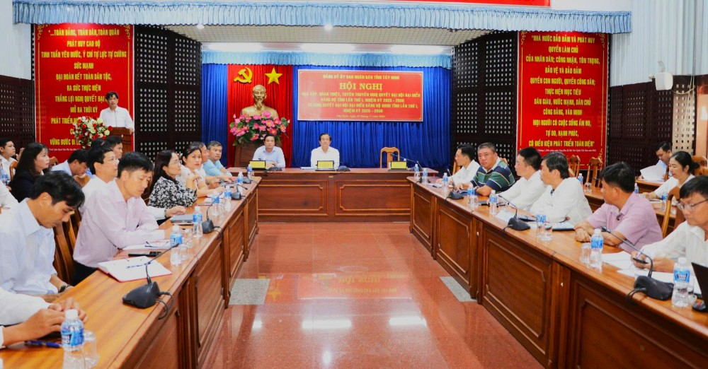 Hội nghị tạo nền tảng quan trọng để triển khai hiệu quả nghị quyết, thực hiện thắng lợi các mục tiêu phát triển của tỉnh