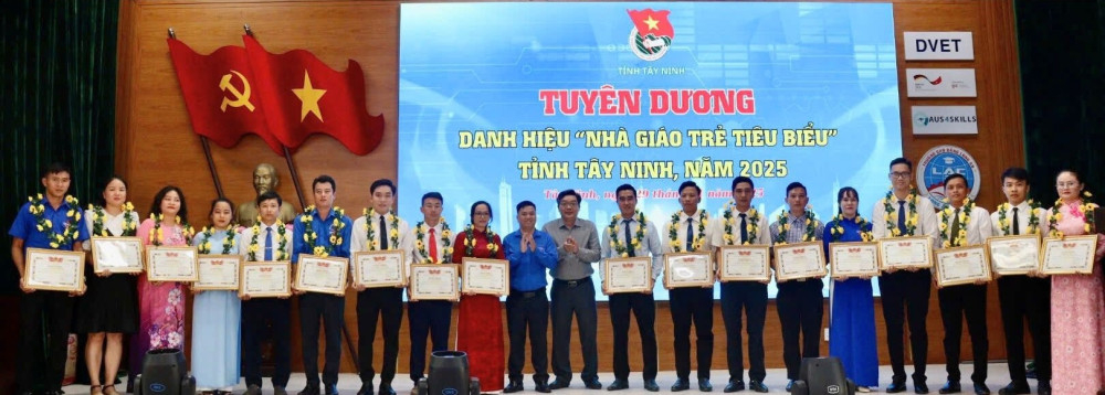 Các cá nhân đạt danh hiệu “Nhà giáo trẻ tiêu biểu” năm 2025