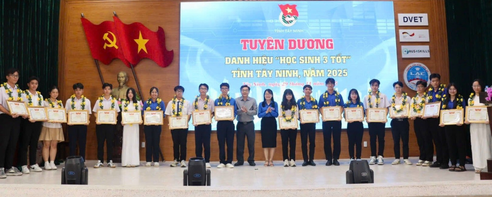 Các cá nhân đạt danh hiệu “Học sinh 3 tốt” năm 2025