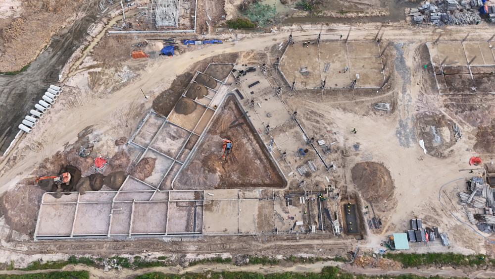 Dự án Khu đô thị mới tại phường Ninh Thạnh đang được triển khai giai đoạn 1 trên diện tích 13,2ha