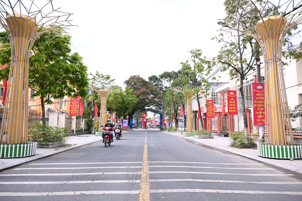 Hội trường Thống Nhất UBND tỉnh (phường Long An) - nơi diễn ra Đại hội