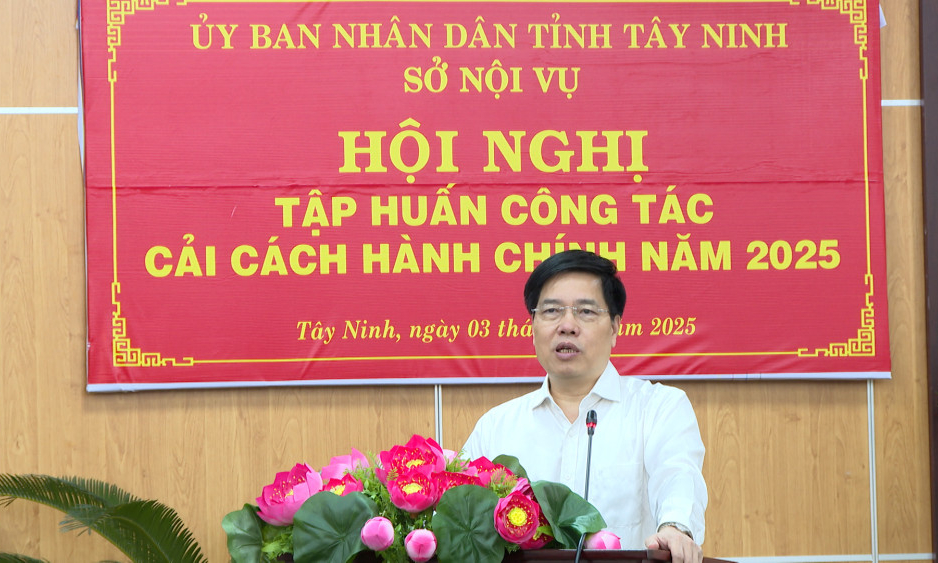 Tây Ninh: Tập huấn công tác cải cách hành chính năm 2025