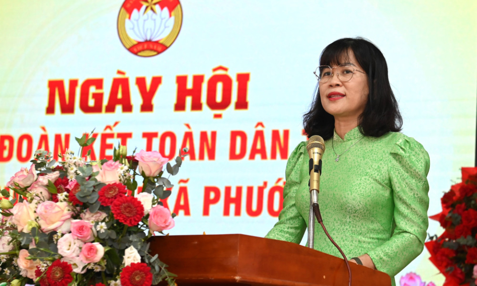 Xã Phước Vinh tổ chức Ngày hội Đại đoàn kết toàn dân tộc liên khu dân cư