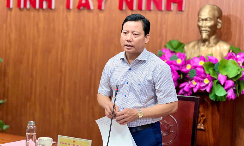 UBND tỉnh Tây Ninh chỉ đạo tháo gỡ khó khăn trong hoạt động của ngành Y tế