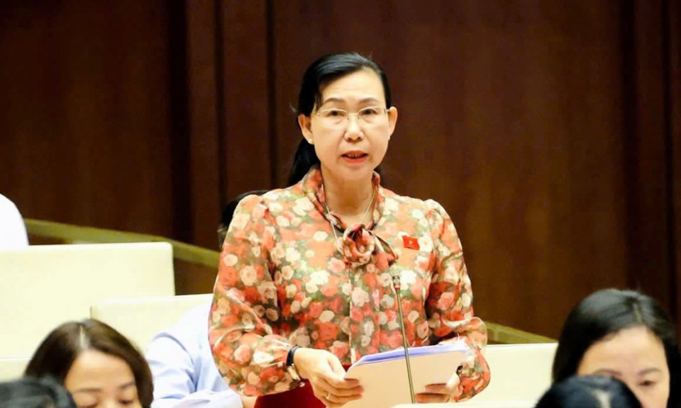 Đại biểu Phan Thị Mỹ Dung đề nghị xác định trình tự thủ tục phục hồi là một chế định riêng biệt