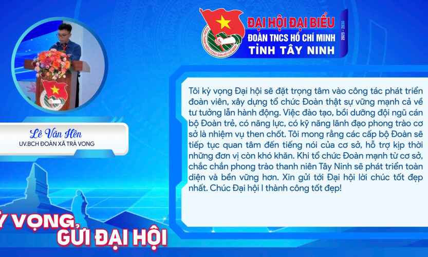 Nhiều hoạt động sôi nổi hướng về Đại hội đại biểu Đoàn TNCS Hồ Chí Minh tỉnh Tây Ninh lần thứ I