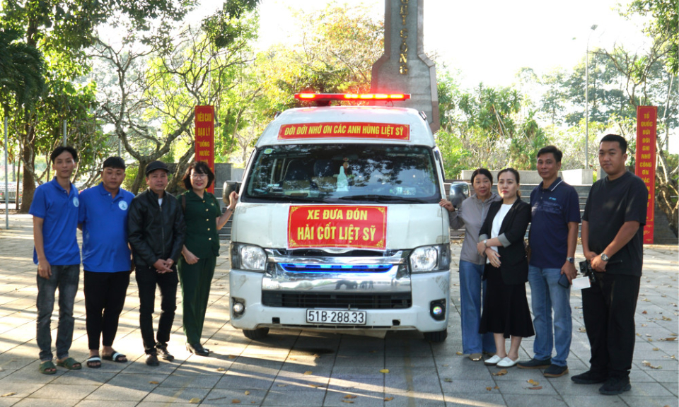 Di dời hài cốt liệt sĩ Nguyễn Thành Tơ về tỉnh Hưng Yên