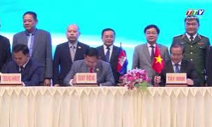 Tây Ninh ký kết hợp tác kinh tế mậu biên với 03 tỉnh biên giới Campuchia