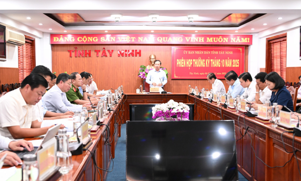 10 tháng năm 2025: Tình hình kinh tế - xã hội tỉnh Tây Ninh tiếp tục đạt kết quả tích cực