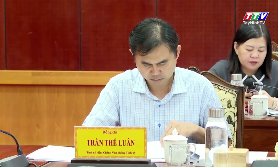 Họp Tổ công tác triển khai hành lang công nghiệp, đô thị, dịch vụ TPHCM (khu vực Bình Dương cũ) - Tây Ninh