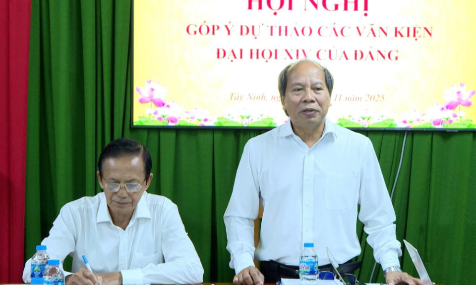 Liên hiệp các Hội Khoa học và Kỹ thuật tỉnh góp ý Văn kiện Đại hội đại biểu toàn quốc lần thứ XIV của Đảng