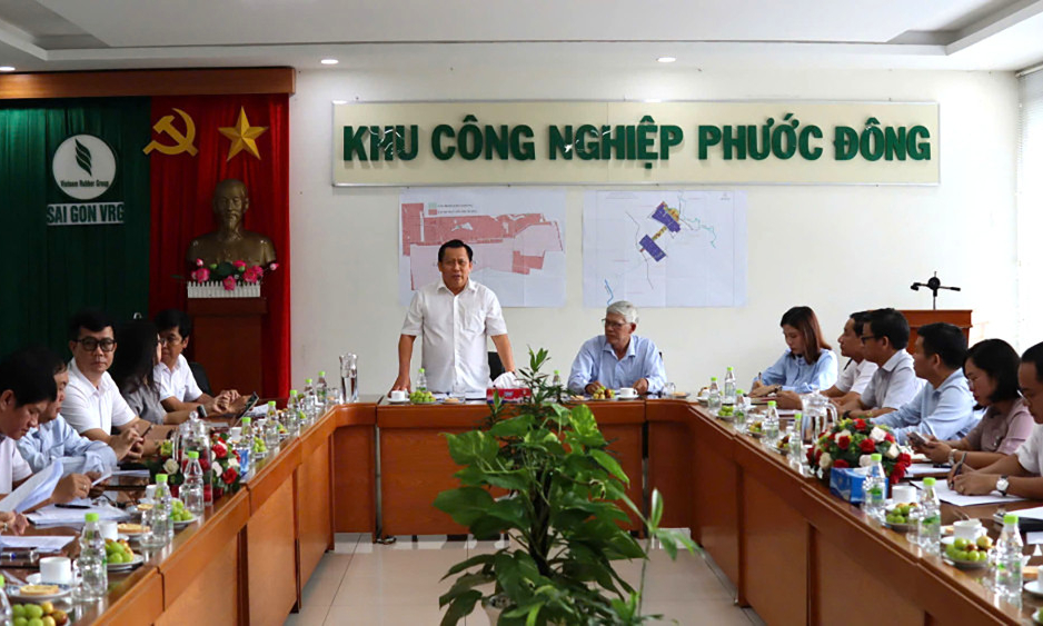 Lãnh đạo UBND tỉnh khảo sát Dự án Khu liên hợp Công nghiệp – Đô thị – Dịch vụ Phước Đông