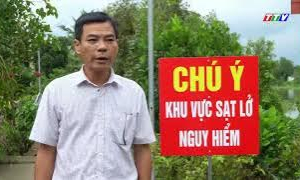 Tây Ninh: Sạt lở “nuốt chửng” đường giao thông cặp kênh Dương Văn Dương