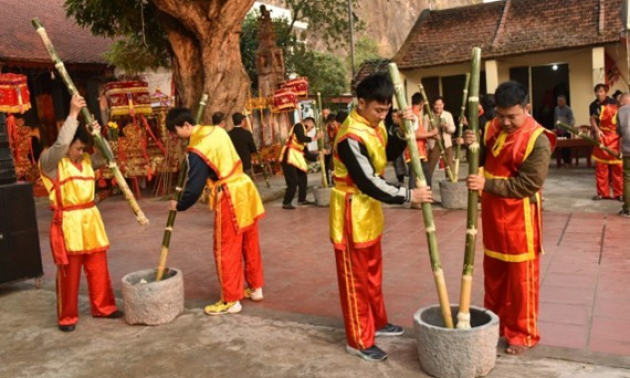 Lễ hội Bánh giầy đình Lục Giáp - Di sản Văn hóa đặc sắc của tỉnh Ninh Bình