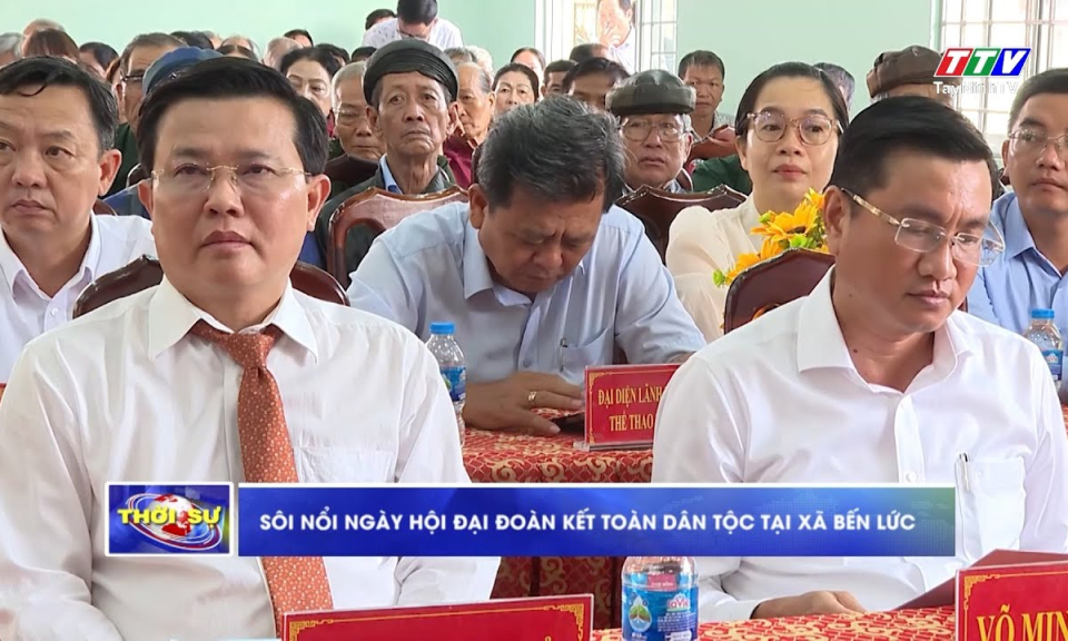 Sôi nổi Ngày hội Đại đoàn kết toàn dân tộc tại xã Bến Lức