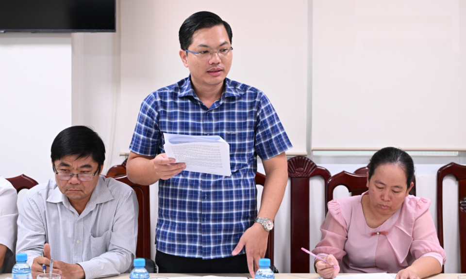 Khảo sát công tác tiếp công dân, khiếu nại, tố cáo tại Sở Nông nghiệp và Môi trường