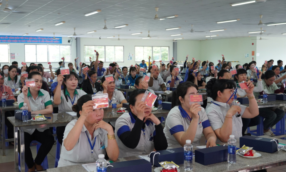 Tập trung tổ chức đại hội Công đoàn cơ sở