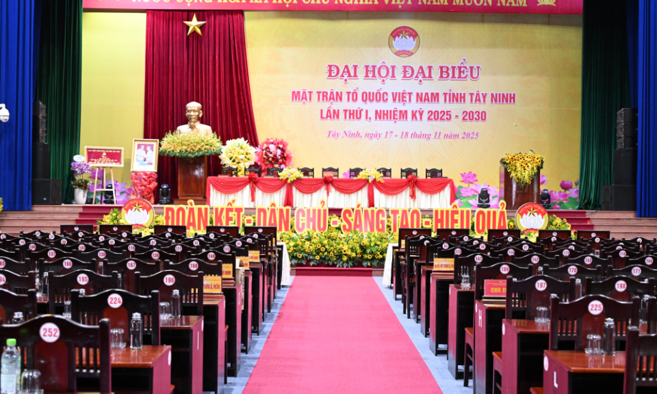 Sẵn sàng cho Đại hội đại biểu MTTQ Việt Nam tỉnh Tây Ninh lần thứ I 
