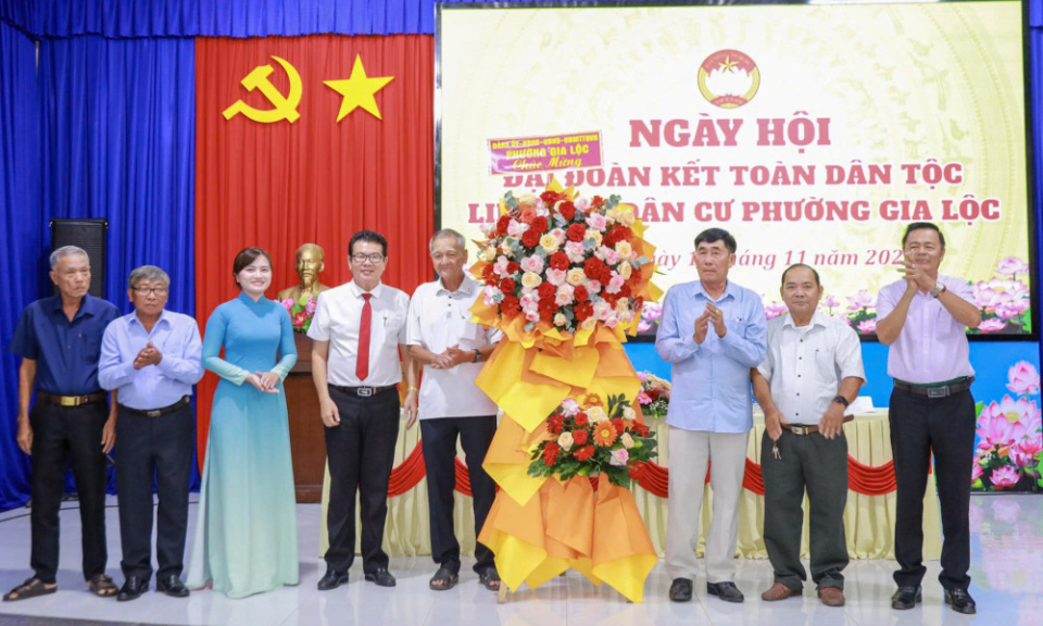 Phường Gia Lộc: Ngày hội Đại đoàn kết – phát huy sức mạnh Nhân dân