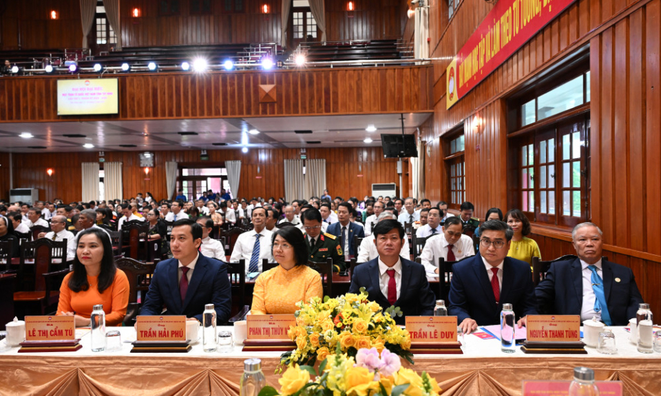 Phiên làm việc thứ nhất Đại hội đại biểu MTTQ Việt Nam tỉnh Tây Ninh lần thứ I