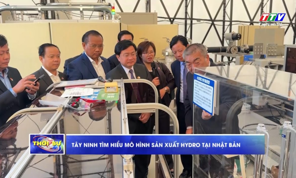 Tây Ninh tìm hiểu mô hình sản xuất Hydro tại Nhật Bản