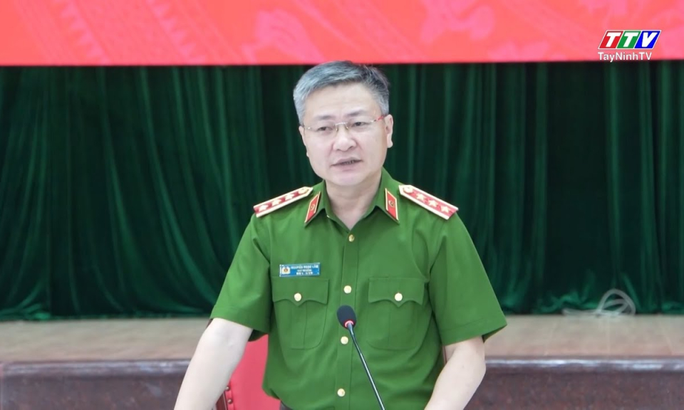 Bộ Công an công bố kết luận kiểm tra, đánh giá các mặt công tác đối với Công an Tây Ninh