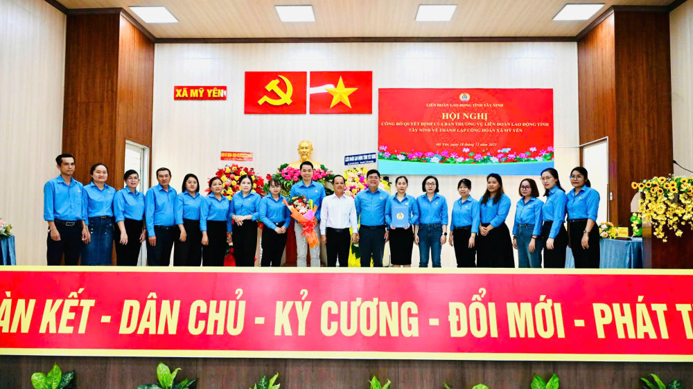 B&agrave; Trần Thị Hồng Yến được chỉ định giữ chức Chủ tịch C&ocirc;ng đo&agrave;n x&atilde; Mỹ Y&ecirc;n