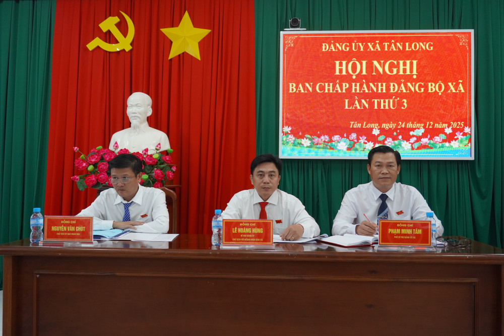 X&atilde; T&acirc;n Long: Thực hiện đạt v&agrave; vượt 21 chỉ ti&ecirc;u Nghị quyết năm 2025