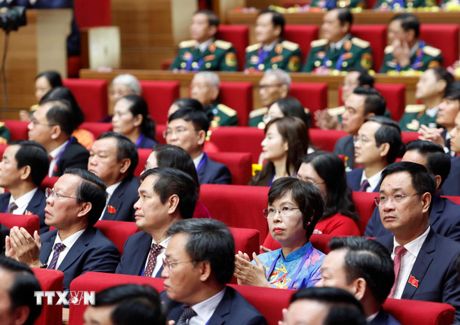Đại biểu dự đại hội. (Ảnh: Thống Nhất/TTXVN)