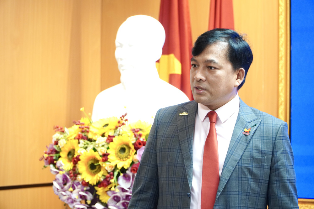 Phó Chủ tịch Hội Doanh nhân trẻ Việt Nam, Chủ tịch Hội Doanh nhân trẻ tỉnh Tây Ninh Dương Long Thành bày tỏ mong muốn tăng cường hợp tác tuyên truyền với Báo và phát thanh, truyền hình Tây Ninh