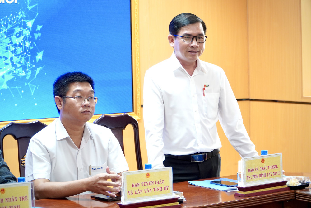 Nhà báo Lê Hồng Phước khẳng định, đơn vị sẽ tiếp tục đổi mới tư duy làm báo trong mọi hoạt động tuyên truyền, quảng bá cho cộng đồng doanh nghiệp địa phương