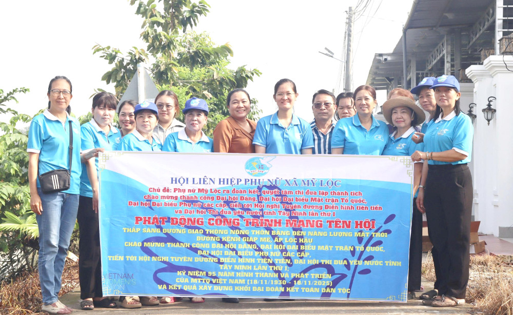 Phụ nữ xã Mỹ Mộc với những phần việc, công trình góp phần xây dựng nông thôn mới