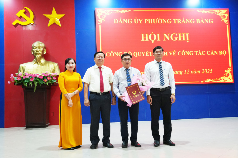 Phường Trảng B&agrave;ng tổng kết c&ocirc;ng t&aacute;c x&acirc;y dựng Đảng năm 2025