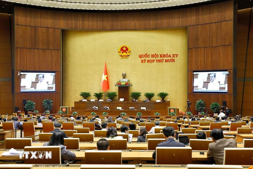 Quang cảnh phiên họp ngày 28/11 (Ảnh: Doãn Tấn/TTXVN)