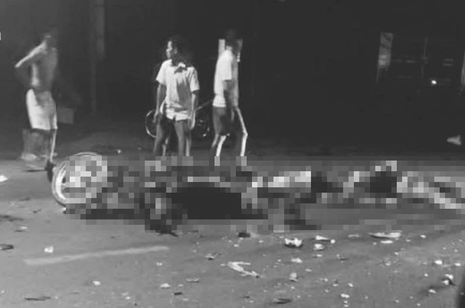 Hiện trường vụ tai nạn giao thông