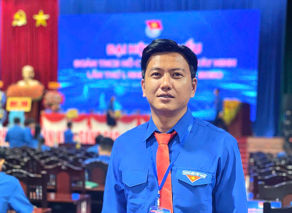 Bí thư Đoàn TNCS Hồ Chí Minh phường Khánh Hậu Lê Quốc Anh