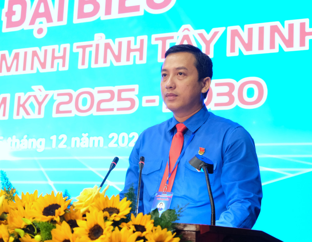   Anh Trần Hải Phú giữ chức Bí thư Tỉnh Đoàn Tây Ninh