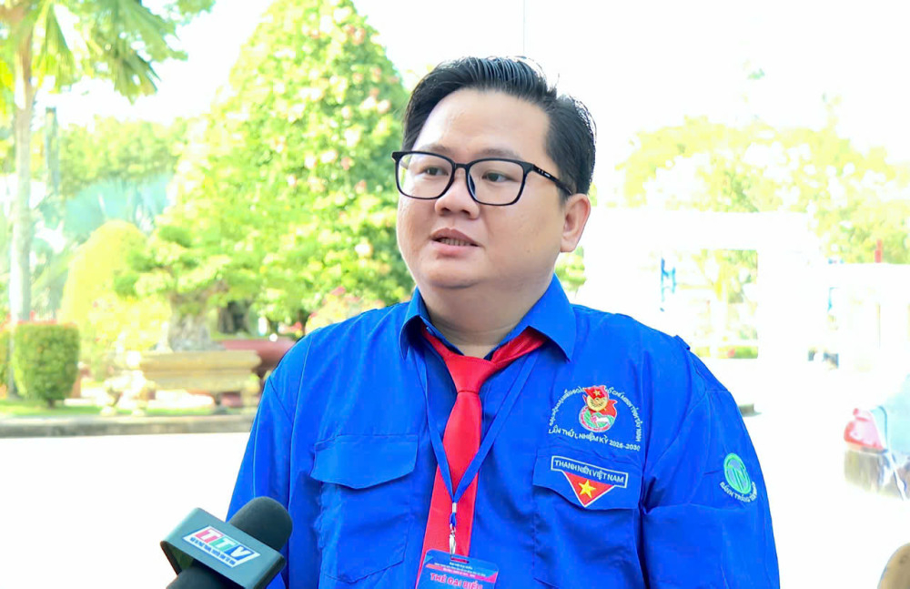 Bí thư Đoàn TNCS Hồ Chí Minh xã Tân Lập Trần Quyết Thắng