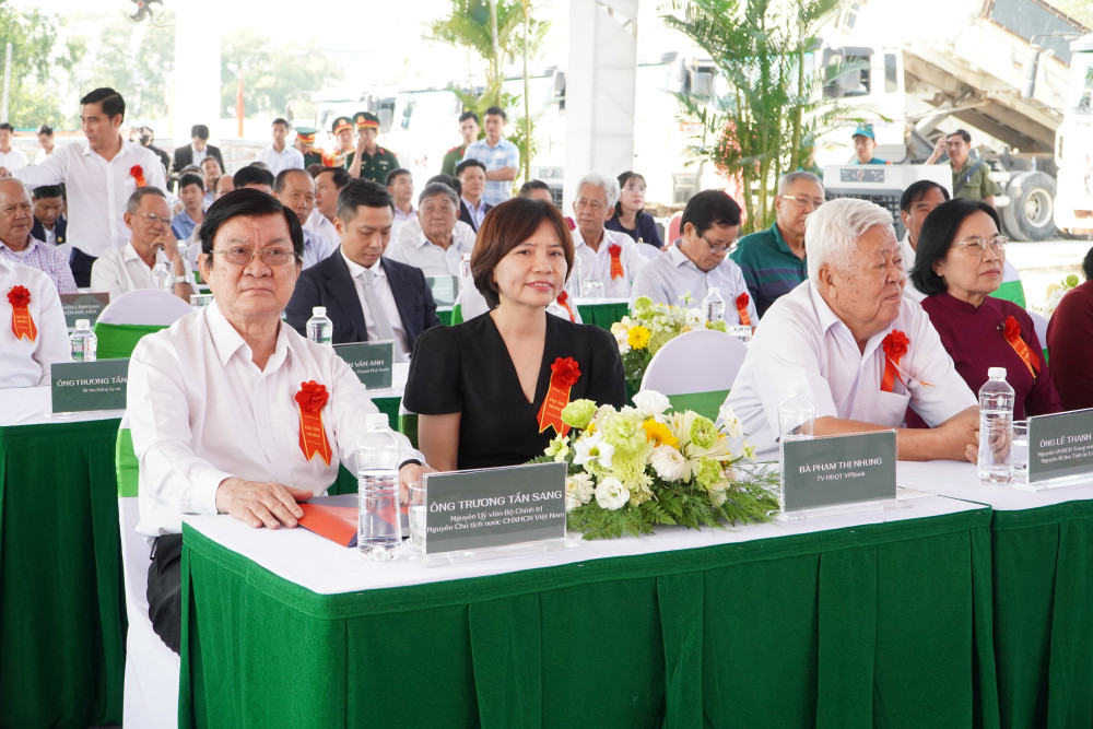 Nguyên Chủ tịch nước Trương Tấn Sang dự lễ khởi công